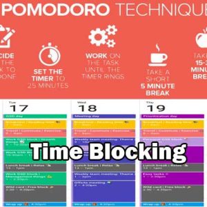 metode pomodoro dan time blocking