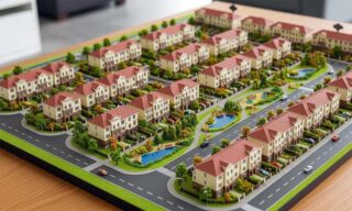 maket untuk bisnis dan arsitektur